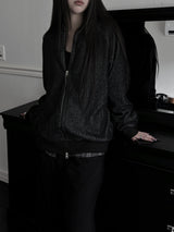 pair wool stripe zip-up (unisex)