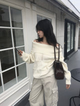 オフダイヤニット