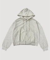 KNIT LAYERED HOODIE
