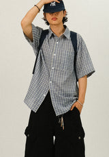 MU Pocket Check 1/2 Shirt
