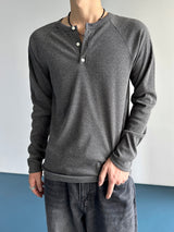 Lau Golji Henley Neck Long Sleeve 3C
