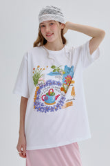 ハーブガーデンTシャツ アトリエキット [アイボリー]