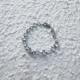 Silver Frost Crystal Bracelet