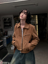 Rudy Suede Crop Jacket