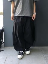 Mier Linen Cut-out Wide Pants 4C