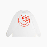 SMILEYWORLD® ホールマーク L/S Tシャツ | WHITE