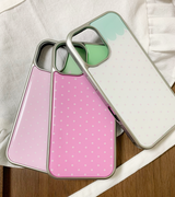 sweetberry silver epoxy case (baby pink)