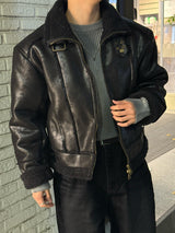Cutting rider crop mustang jacket