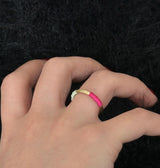 [CCNMADE] Matching Ring_Type02 (CherryPink+Light Mint))