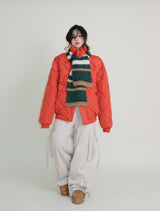 Carrot Diamond Quilting Unisex High Neck Padding (100% Wellon)