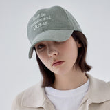 TMV Lettering Ball Cap / Pigment Khaki