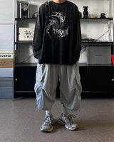 SL Two Pin Tuck Cargo Bermuda Sweatpants