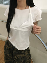 Fix Rivet Halterneck T-shirt (2c)