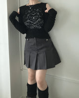 Heart Lock Cutout T-shirt