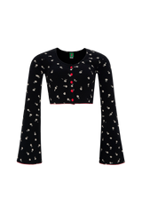 Escape club crop cardigan