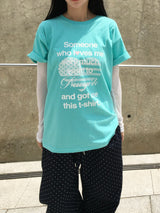ピーチシースルーレオヤードTシャツ (11c)