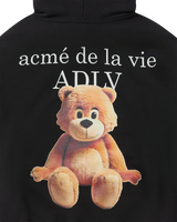 25FW AC BEAR BASIC LOGO HOODIE ZIP UP BLACK
