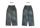 Wild High-Waist Leopard Wide Long Pants (One Color)