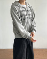 Fog Crop Hoodie Zip-UP