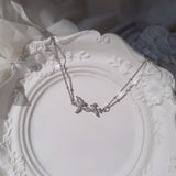 [Baby DONT Cry Yihyun Necklace] Dreamy Crystal Semi Choker Necklace