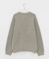 [unisex] Hindley Boucle Henley Neck Over Knit