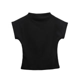 ソフトネックドロップ半袖Tシャツ