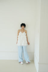POPPY TWEED PANTS (BLUE)