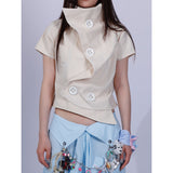 old natural hand-woven rags shirt