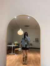 [UNISEX] フロームミックスフードコートジャケット