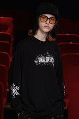 SNOW LOGO LSV T SHIRT / BLACK