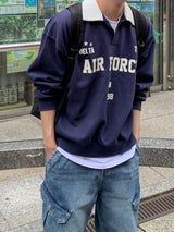 Unisex エアーフォースカラースウェットシャツ