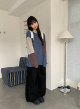 Tsukio Pintuck Cotton Wide Pants
