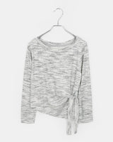 Norin Twisted Round Diagonal Long Sleeve T-Shirt