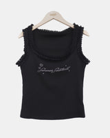 Taimi Cubic Lace Sleeveless Top