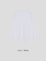 スーピマロングスリーブ(White)