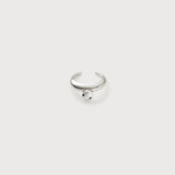 Polkadots Open Ring, Black