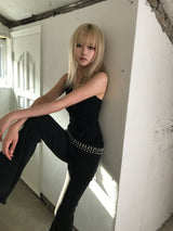 WRAP HALTERNECK SLEEVELESS