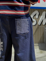 Number 01 Lettering Balloon Pants 2C