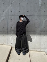 エスラー スナップ ワッフル ロングスリーブTシャツ 2C