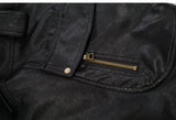 2024FW“rain” Fur collar leather jacket