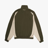 Stranger Regular Fit Zipper Tracksuit Top (Khaki)