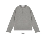 THRU ヘンリーネックロングスリーブ