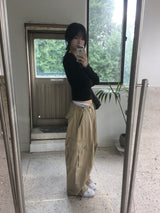 ストリングカーゴパンツ