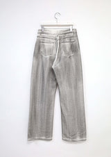 Black Spray Coated Jeans