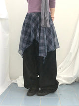 U-Neck Three-Quarter Slim Line Cotton Top