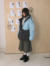 SNAP HOODIE SHIRT (SAND GREY)