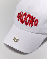 Mwoong Piercing Ballcap(WHITE)