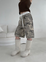 girly camo bermuda pt