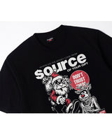 LB Santa Source Washed Tee (Black)