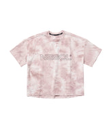 (W)ソロナ マーブル ドット シンボル クロップ Tシャツ(Pink)